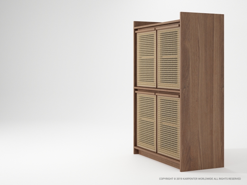 571_1234 Шкаф с 4 дверцами Karpenter ROOTS - Вид №2