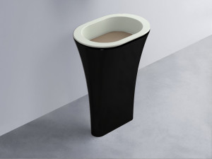 AMLA65-PM+AMPILO-AN+AMCOLO-N Раковина Amedeo Ovale отдельностоящая cielo Enjoy + Amedeo