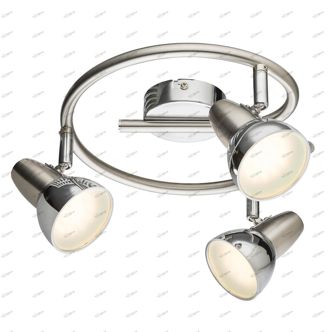 Светодиодный спот серебристый матовый Globo Cappuccino 56116-3 GLOBO CAPPUCCINO 00-3924246 Никель Ceramica Globo 