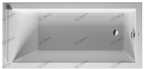 Duravit Прямоугольная акриловая ванна Starck 700336