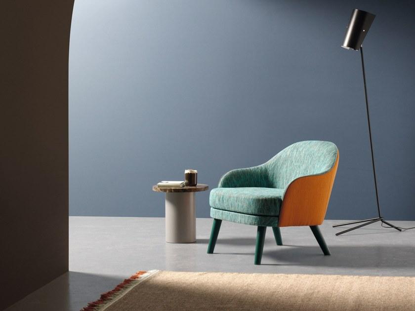 Very Wood Кресло с обивкой из ткани с подлокотниками Carmen sun-id-1371394 - Вид №2