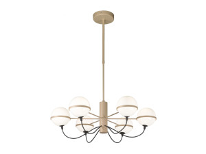 Стеклянная светодиодная люстра