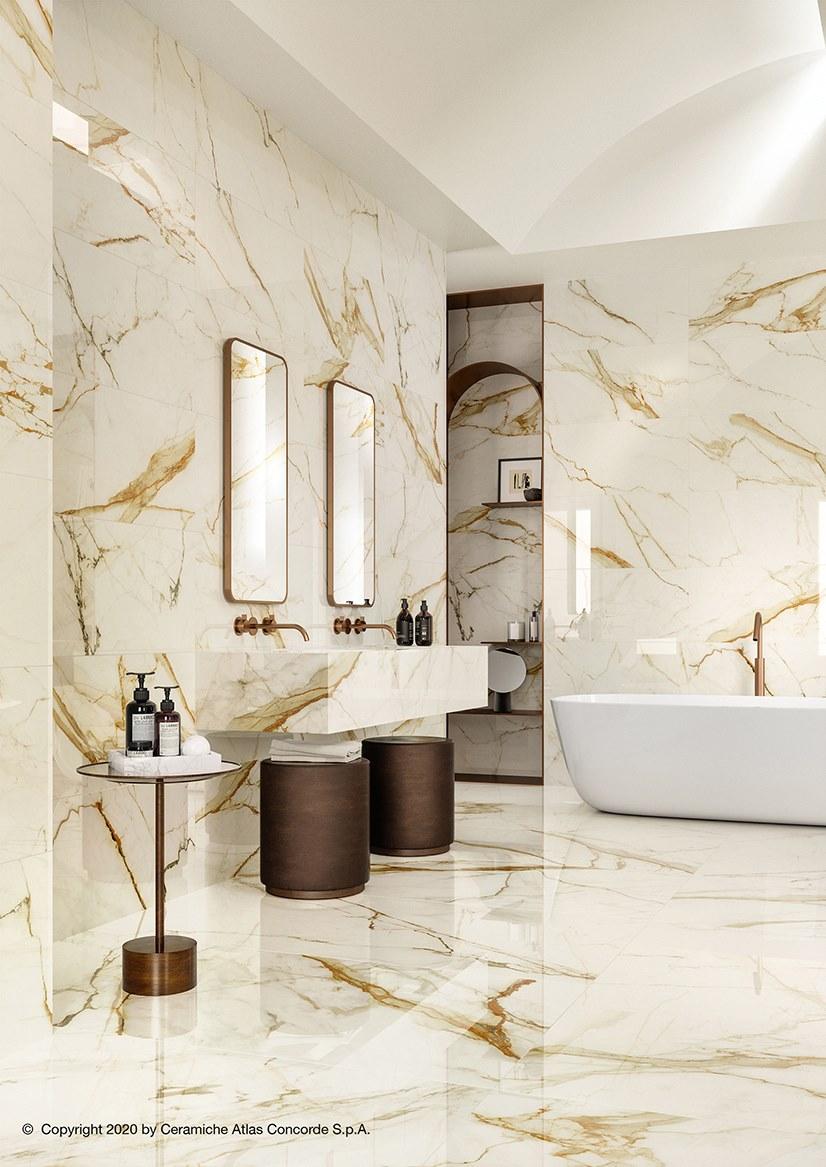 Atlas Concorde Пол из керамогранита с эффектом мрамора Marvel shine sun-id-1478972 - Вид №78