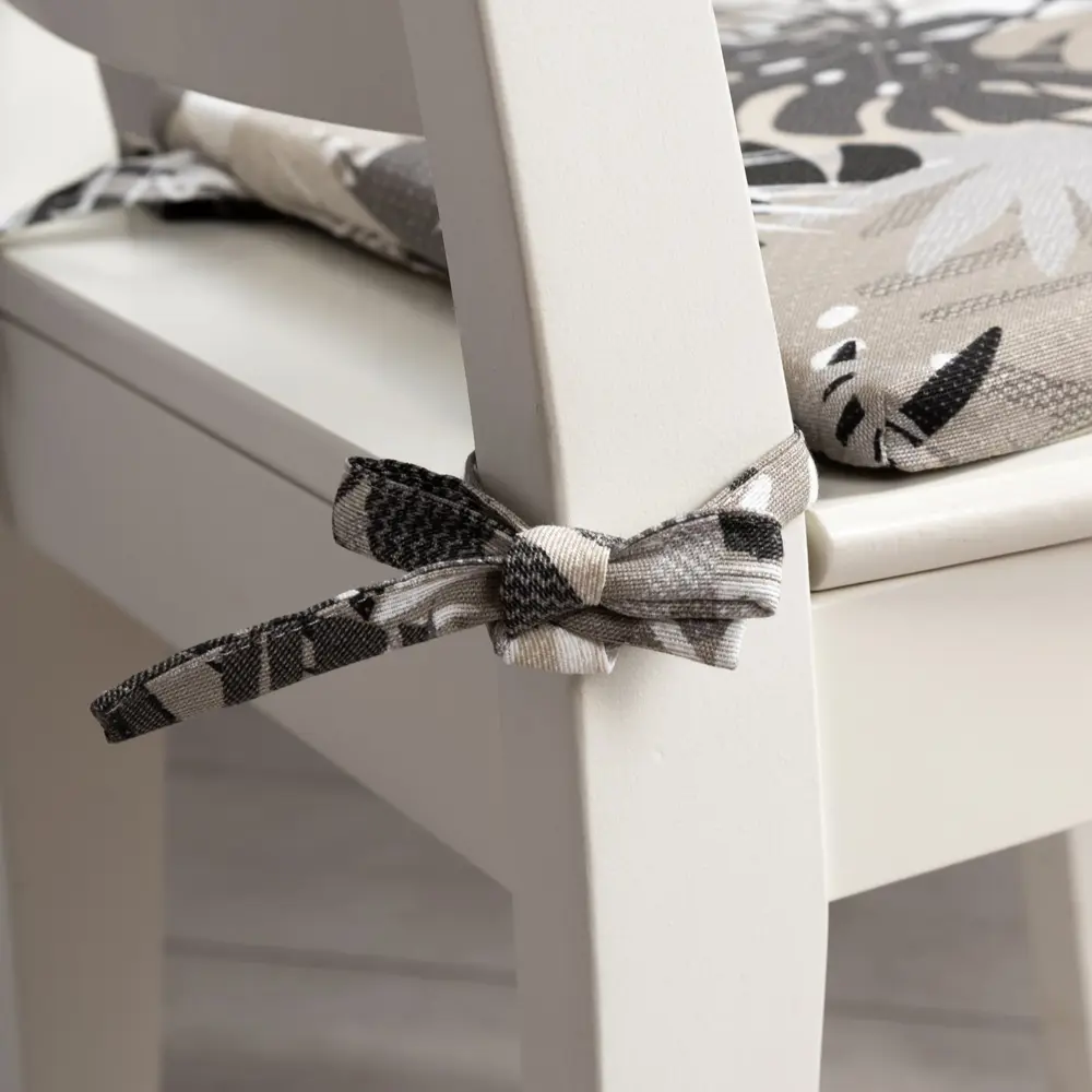 Подушка для стула Altali Гавайи 40x2x40 см полиуретан/хлопок серый STLM-2055770 - Вид №1