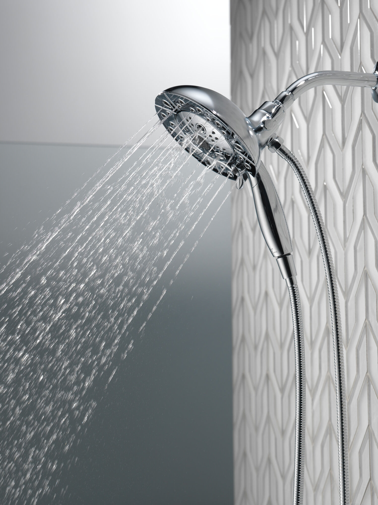 58480-25-PK H2Okinetic® In2ition® Душ два в одном с 5 настройками Delta Faucet Universal Showering Хром  - Вид №4