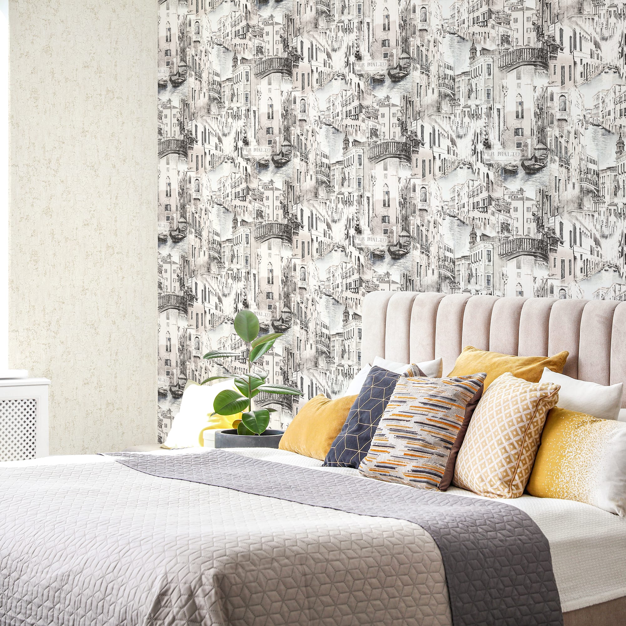 82912525 Обои флизелиновые чёрно-белые 1.06 м PP71607-14 Lucia Santreyd - Вид №3