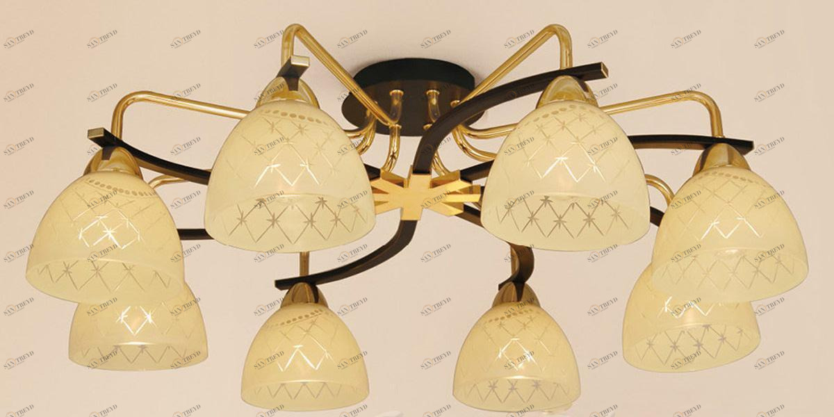 Потолочная люстра Citilux Кристи CL152282 CITILUX ДИЗАЙНЕРСКИЕ, КРИСТИ ЗОЛОТО 182418 Бежевый 
