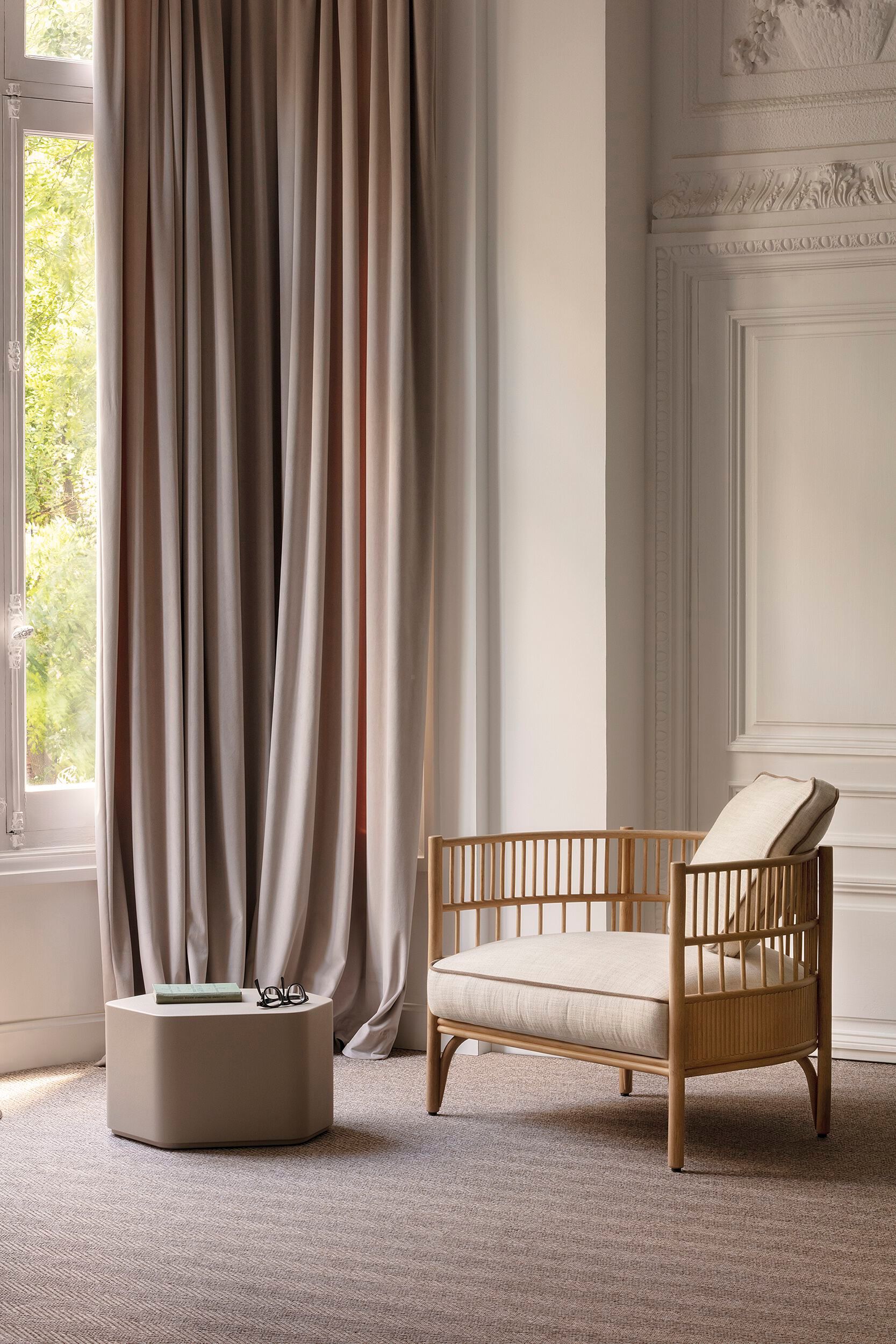 Кресло из ротанга с подлокотниками EXPORMIM Cadenza ARCH-00036005 - Вид №1