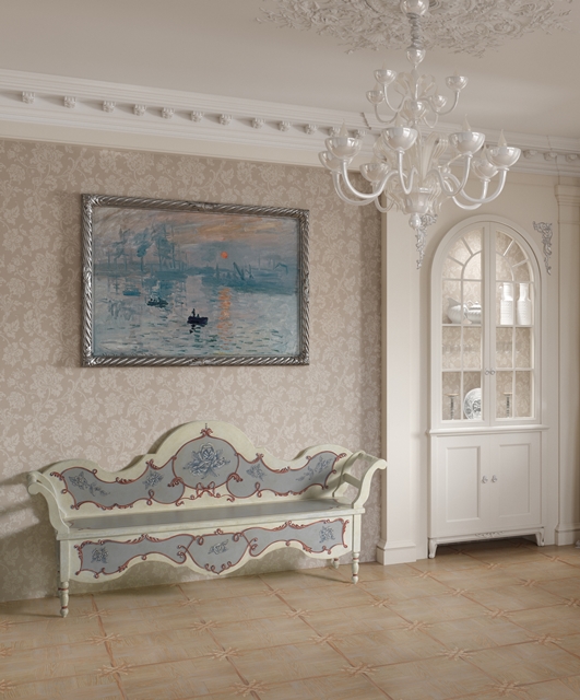 T1130 Tifernoit Скамейка с декором "Fiori & Nastri" Ingresso 