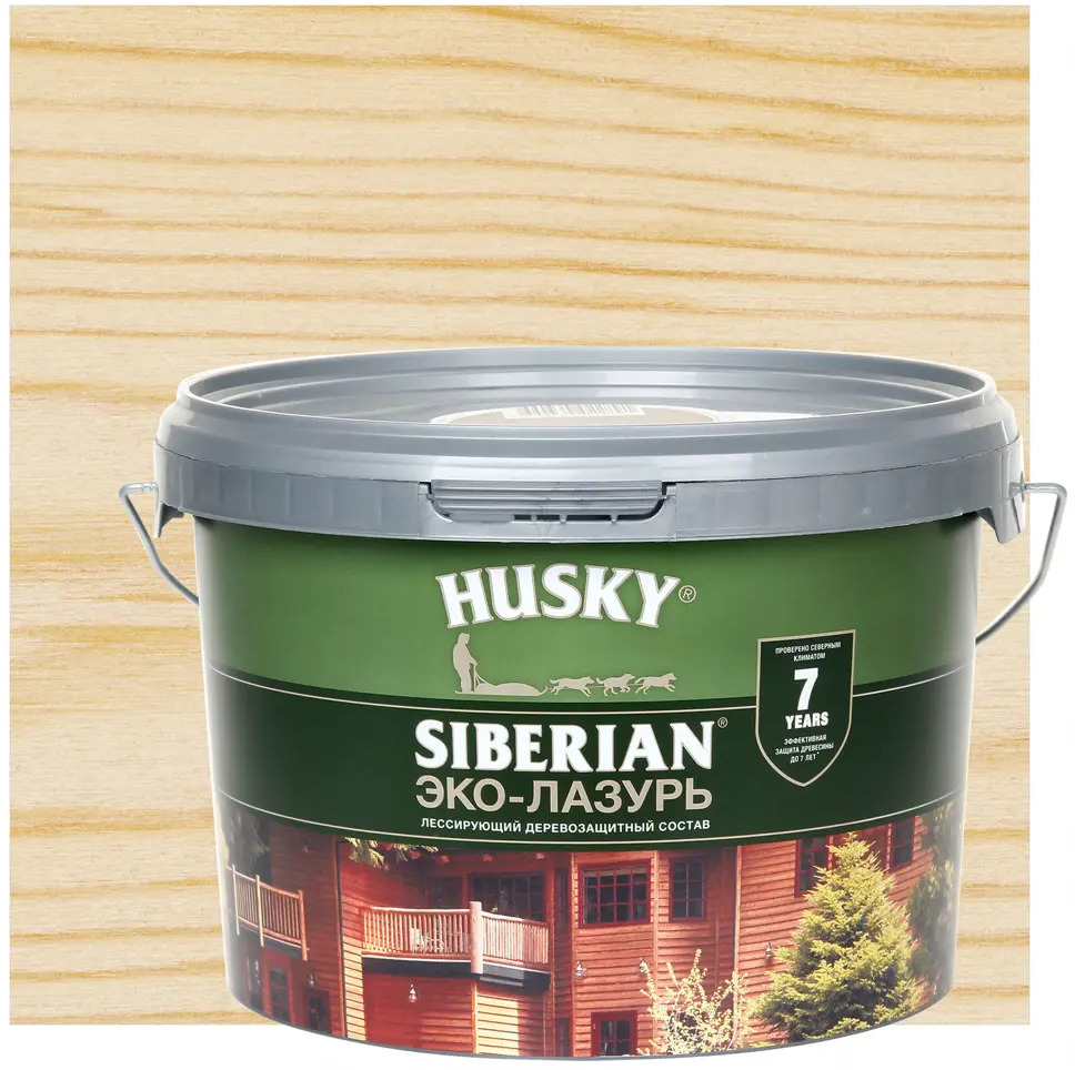 Husky Siberian Эко-лазурь для дерева - защита и натуральная текстура 84392168