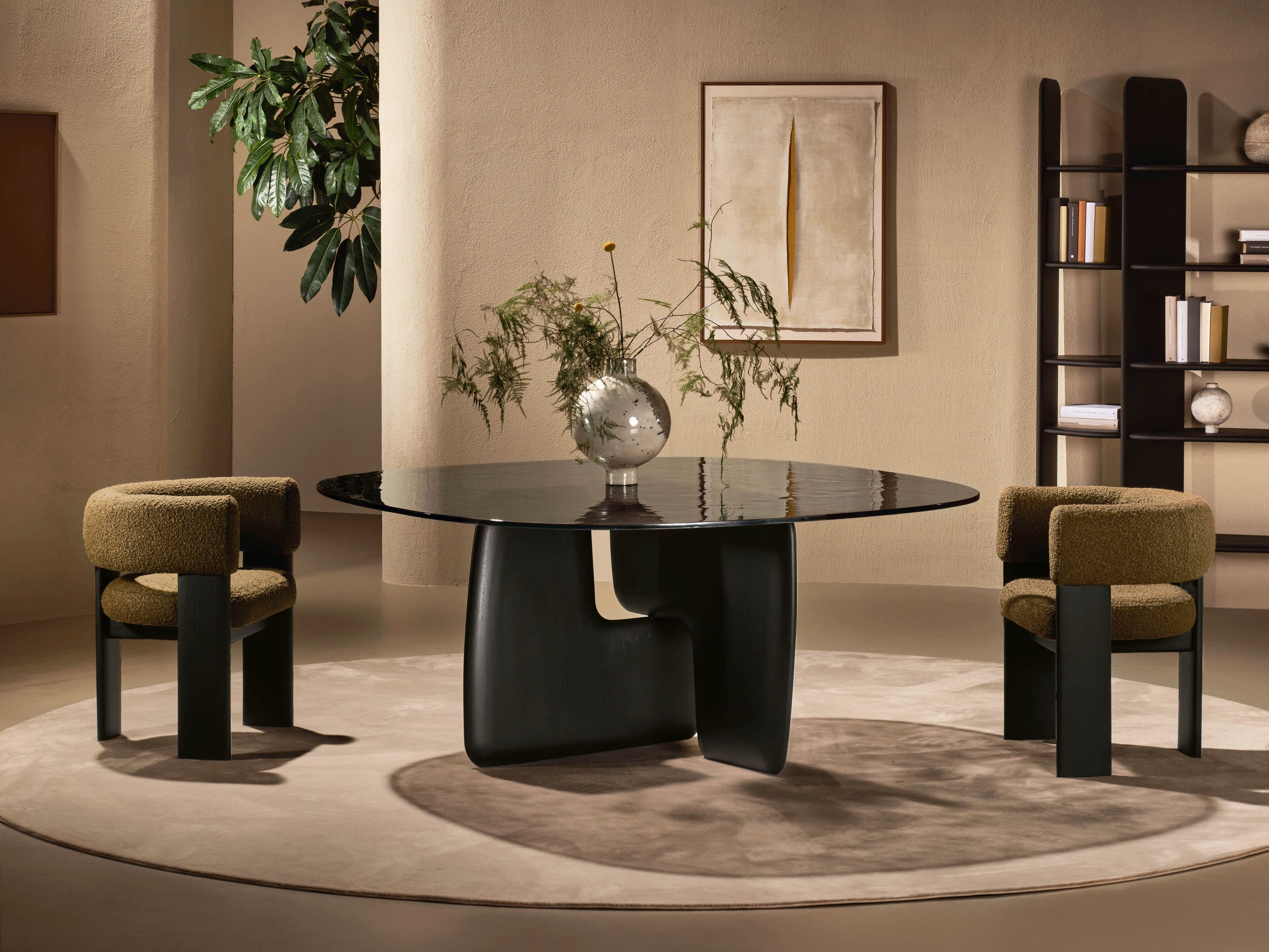 Деревянный и мраморный обеденный стол Naturedesign Главная ARCH-00110080 - Вид №5