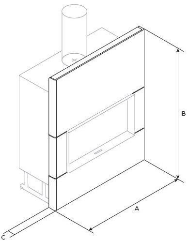 Stûv Закрытый дровяной камин с панорамным остеклением Stûv 22 sun-id-1503124 - Вид №2