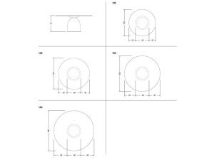 Круглый стеклянный стол