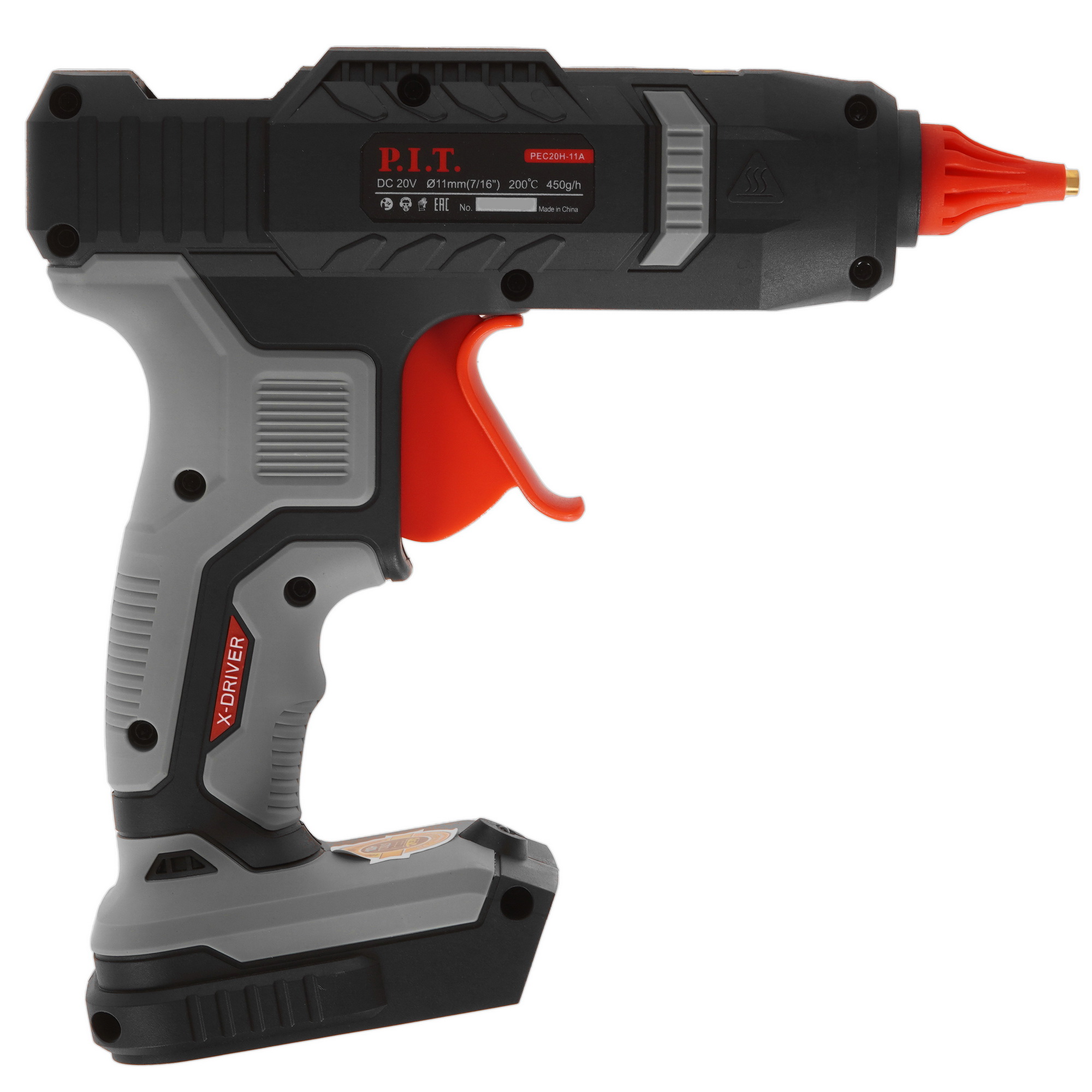 Клеевой пистолет P.I.T. PEC20H-11A  , Без ЗУ, Без АКБ 9196779 PIT STDN-0025283 - Вид №1