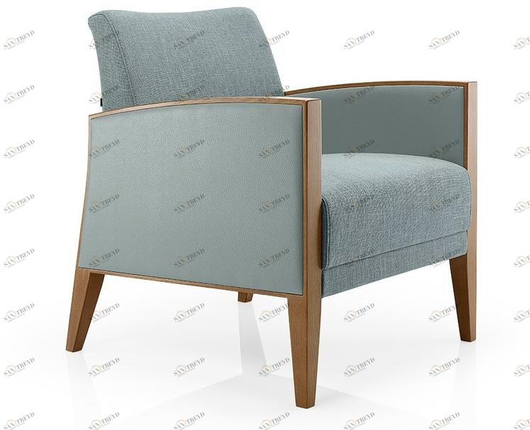 JMS Кресло из ткани с подлокотниками Cassis M 285