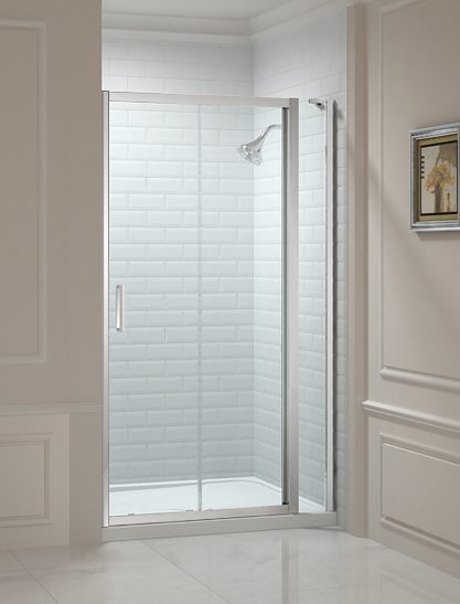 Дверь в нишу M88251H Merlyn 8 Series Хромированный  - Вид №1