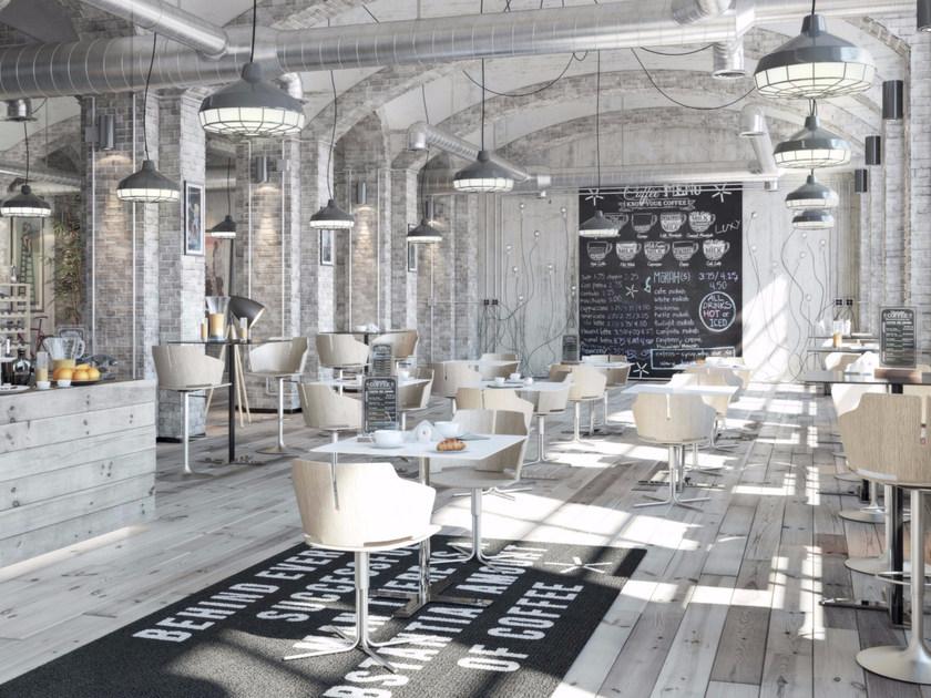 Luxy Высокий квадратный стол из HPL с основанием 4 звезды Incollection sun-id-1470231 - Вид №1