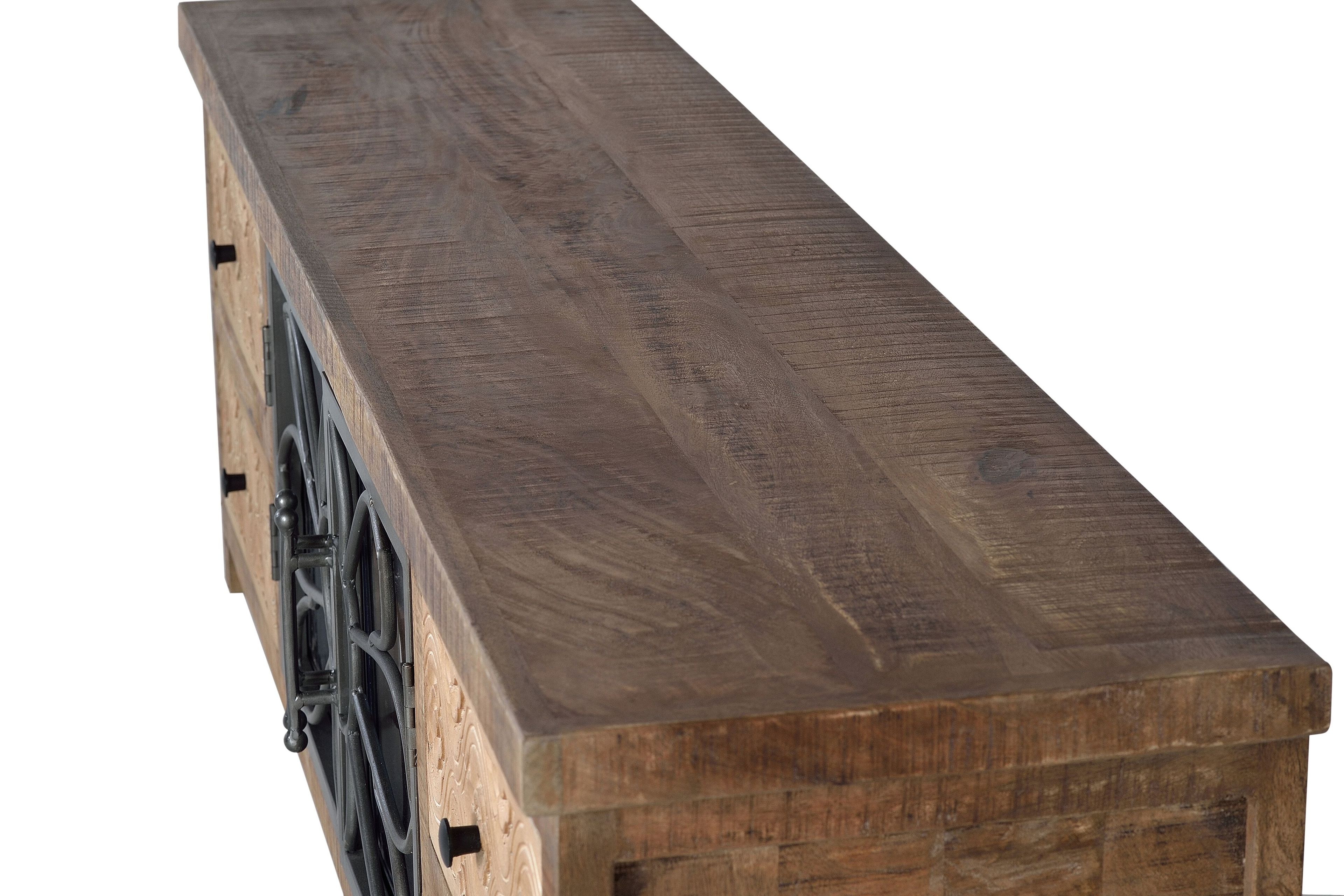 Шкаф для телевизора из манго с ящиками Giner y Colomer Broome ARCH-00148025 - Вид №4