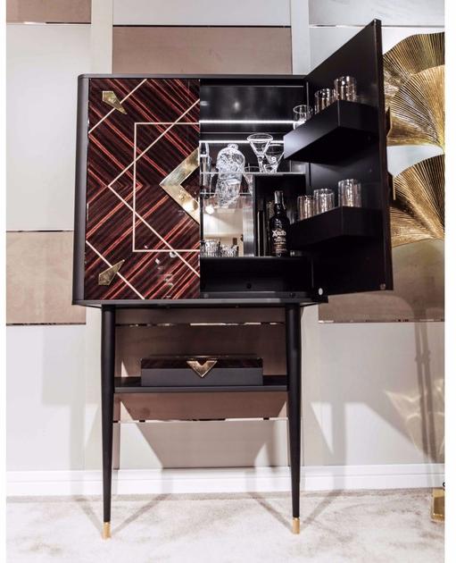 Vismara Design Барный шкаф из черного дерева Luxury entertainment sun-id-1492438 - Вид №3