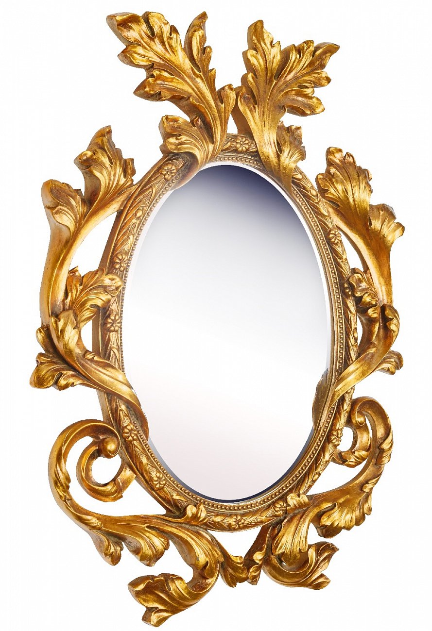 Зеркало настенное 87х69 см античное золото Glory Gold ART-ZERKALO ДИЗАЙНЕРСКИЕ 00-3884090 Зеркальный;золото  - Вид №1