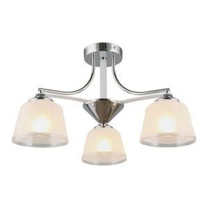 Потолочная люстра Omnilux Rosate OML-65307-03 OMNILUX ROSATE 328322 Белый;хром