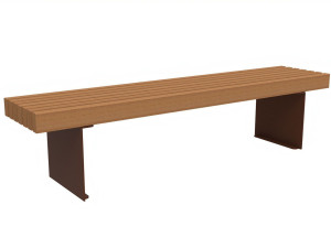 Скамья okumè без спинки