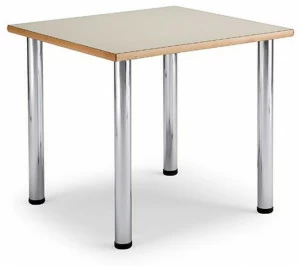 Leyform Квадратный стол из ламината и стали Arno 1621