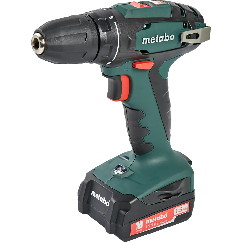 Дрель-шуруповерт аккумуляторная Metabo BS 14.4, 602206550, 14.4 В Li-ion 2x1.5 Ач 82366354 STLM-2167673 