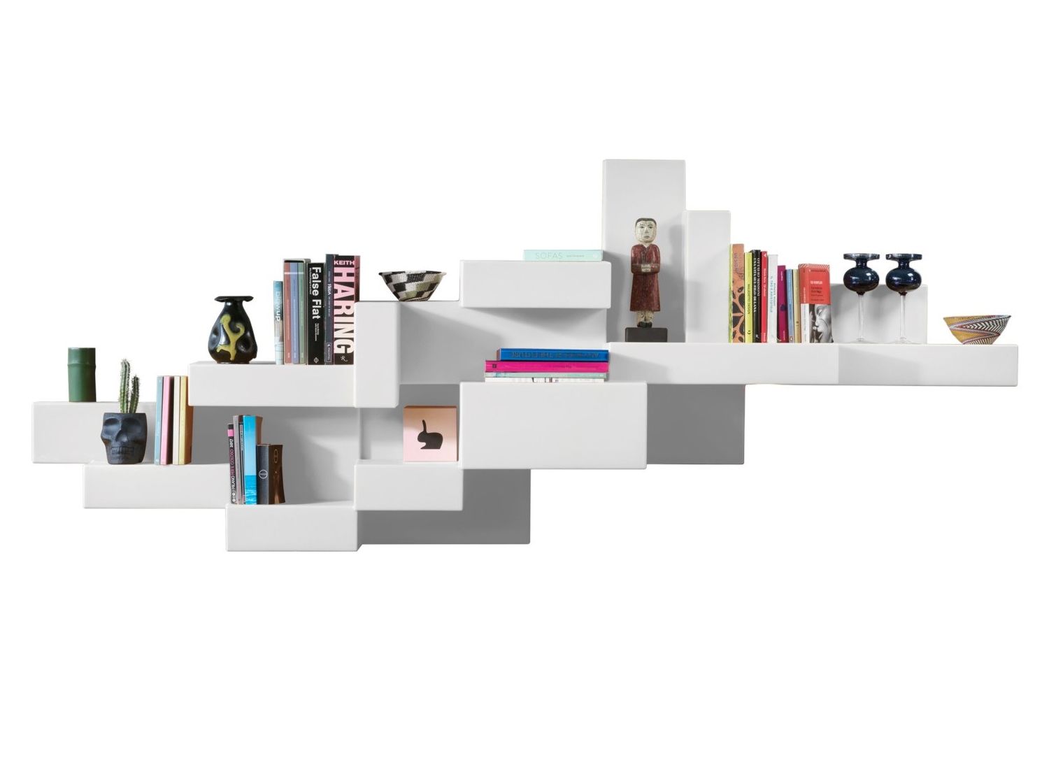 Подвесной книжный шкаф из полиэтилена Qeeboo Примитивная ARCH-00122855 - Вид №2