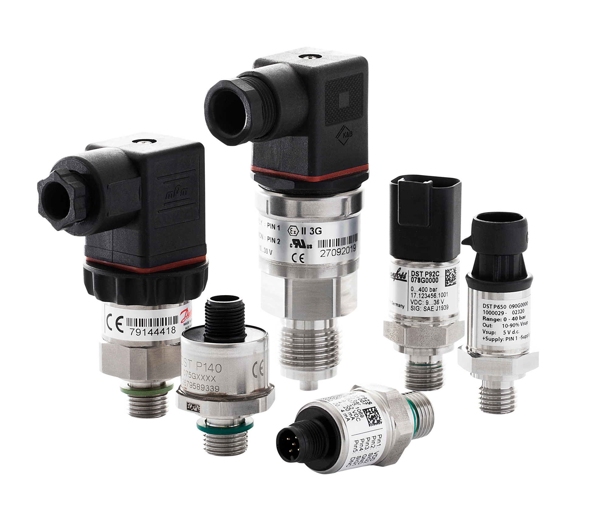 Danfoss DST P40I — преобразователи (датчики) давления для агрессивных сред DST P40I Преобразователь давления 078G5011  - Вид №14
