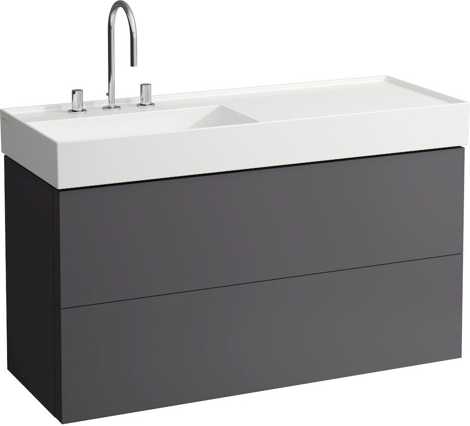 H8133320208151 Раковина, полочка справа, со специальным скрытым сливом LAUFEN PRO - Вид №4