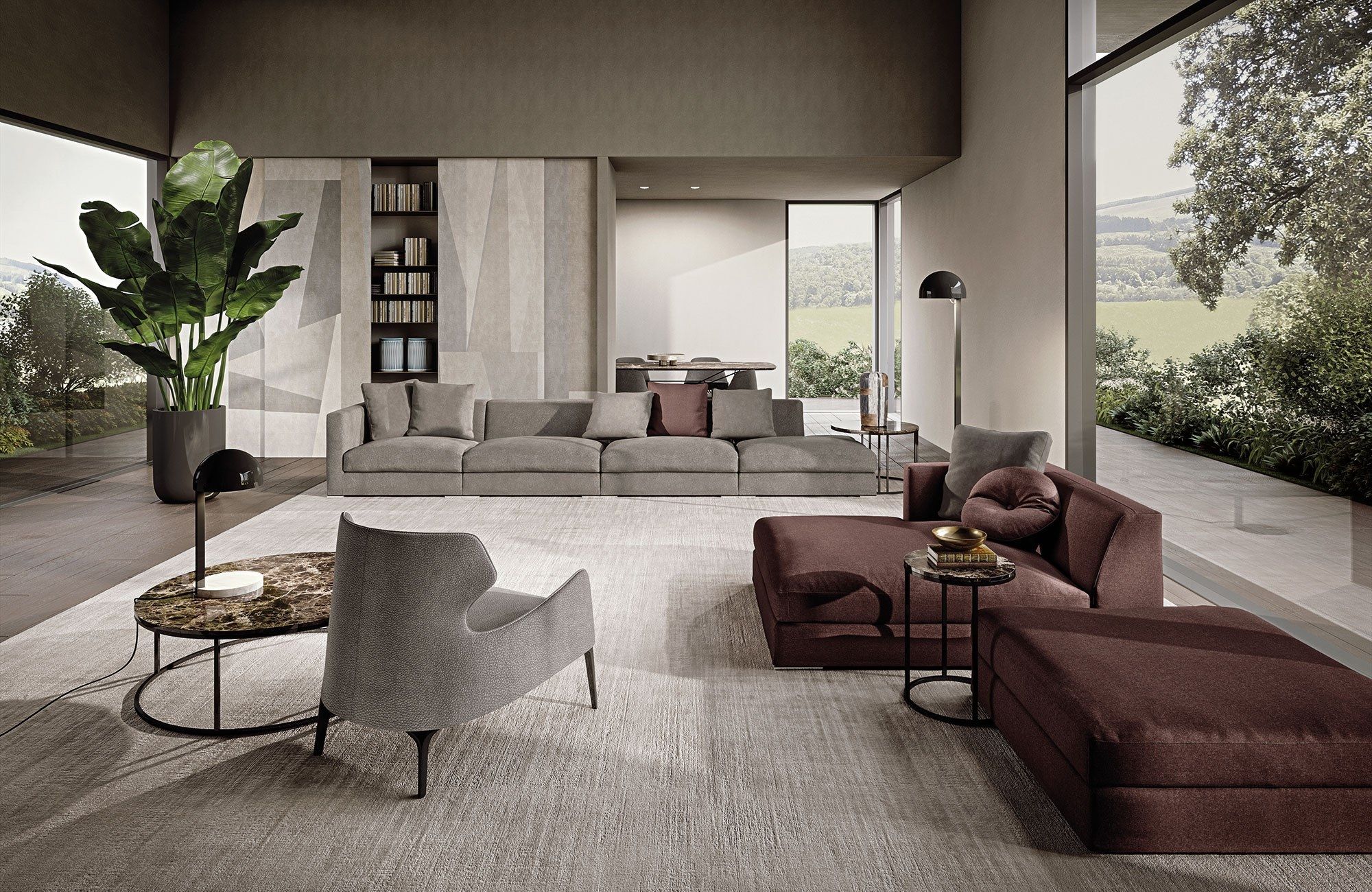 Кожаное кресло с подлокотниками Frigerio Crosby ARCH-00111767 - Вид №10