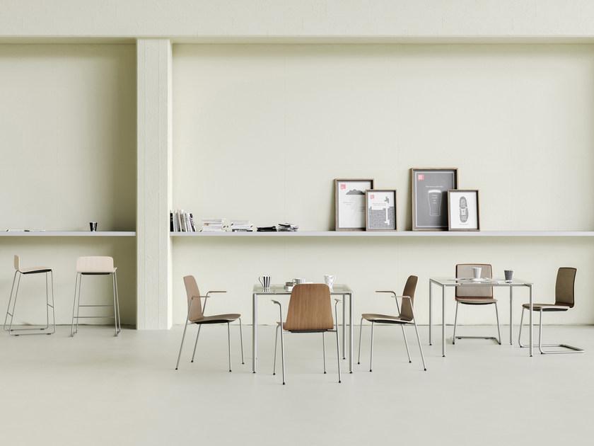 profim Консольный стул из ткани с подлокотниками со встроенной подушкой Com sun-id-1492316 - Вид №1