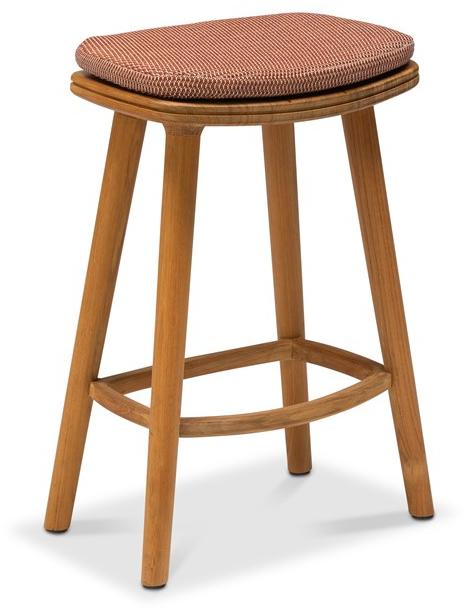 MANUTTI Табурет из тикового дерева с подставкой для ног Solid Bs71 - Вид №2