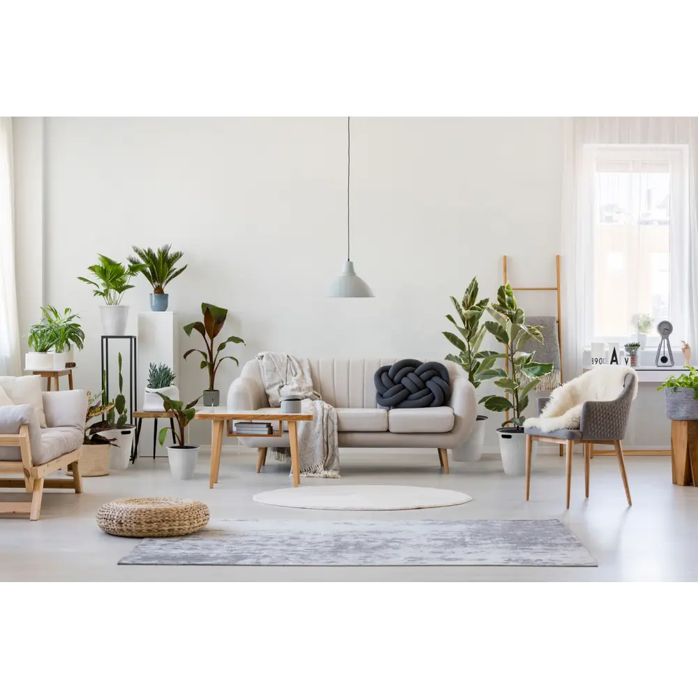 Кашпо для цветов Ingreen Rattan ø38 см v30 л пластик серый STLM-2019036 - Вид №6