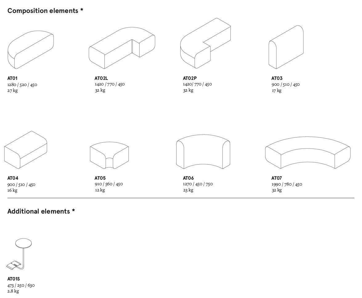 Модульный тканевый диван MDD Artiko ARCH-00129161 - Вид №39