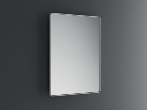 Настенное зеркало с рамкой для ванной комнаты