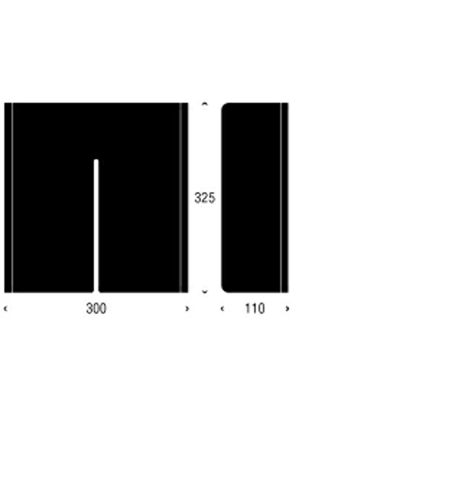 FROST Диспенсер для бумаги » черный Нержавеющая сталь Черный N1944-B  - Вид №2