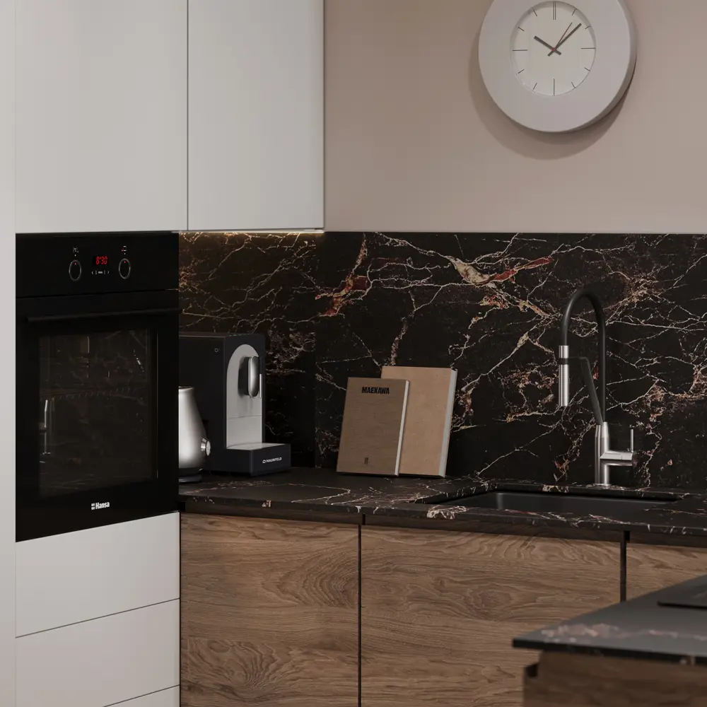 Фасад для кухни Токио 39.7×12.5 см DELINIA ID в стиле темного дерева 86423427 STLM-0882608 - Вид №11