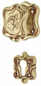 LINEA CALI' Ручка двери из хромированной латуни с замком Liberty