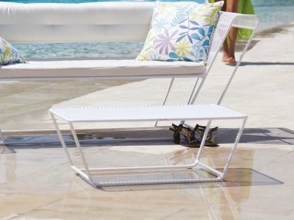 Talenti Низкий прямоугольный столик для сада из стали Float Floatciro - Вид №1