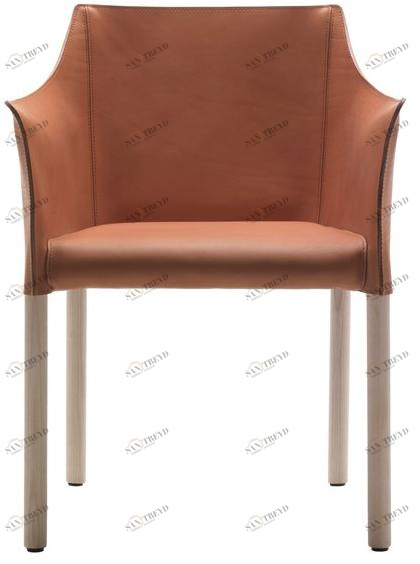 Cappellini Кресло в коже Cap chair sun-id-1386385