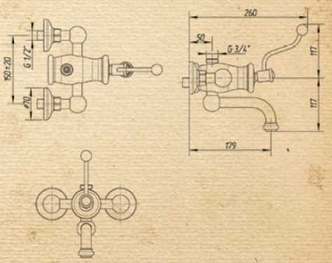 Смеситель MIGLIORE Vivaldi ML.VIV-9903.DO для душа, золото  - Вид №2