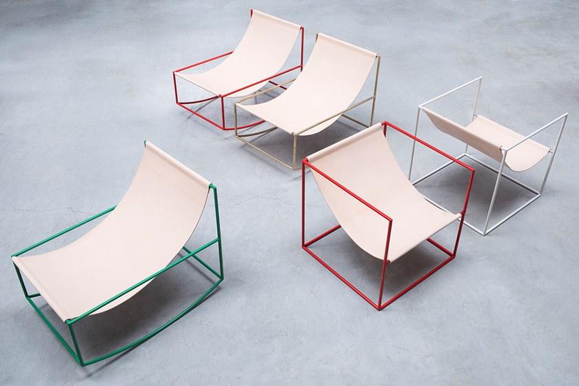 valerie_objects Кресло-качалка из латуни с подлокотниками  V9018019  - Вид №16