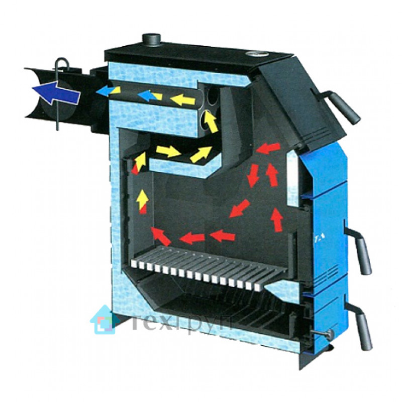 Твердотопливный котел ZOTA Тополь 42 М ТОПОЛЬ-М ТОПОЛЬ42М - Вид №3