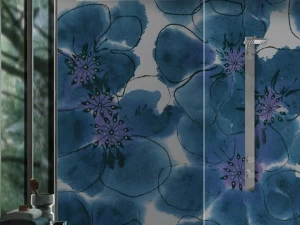 Baboon Виниловые обои с цветочными мотивами Pattern