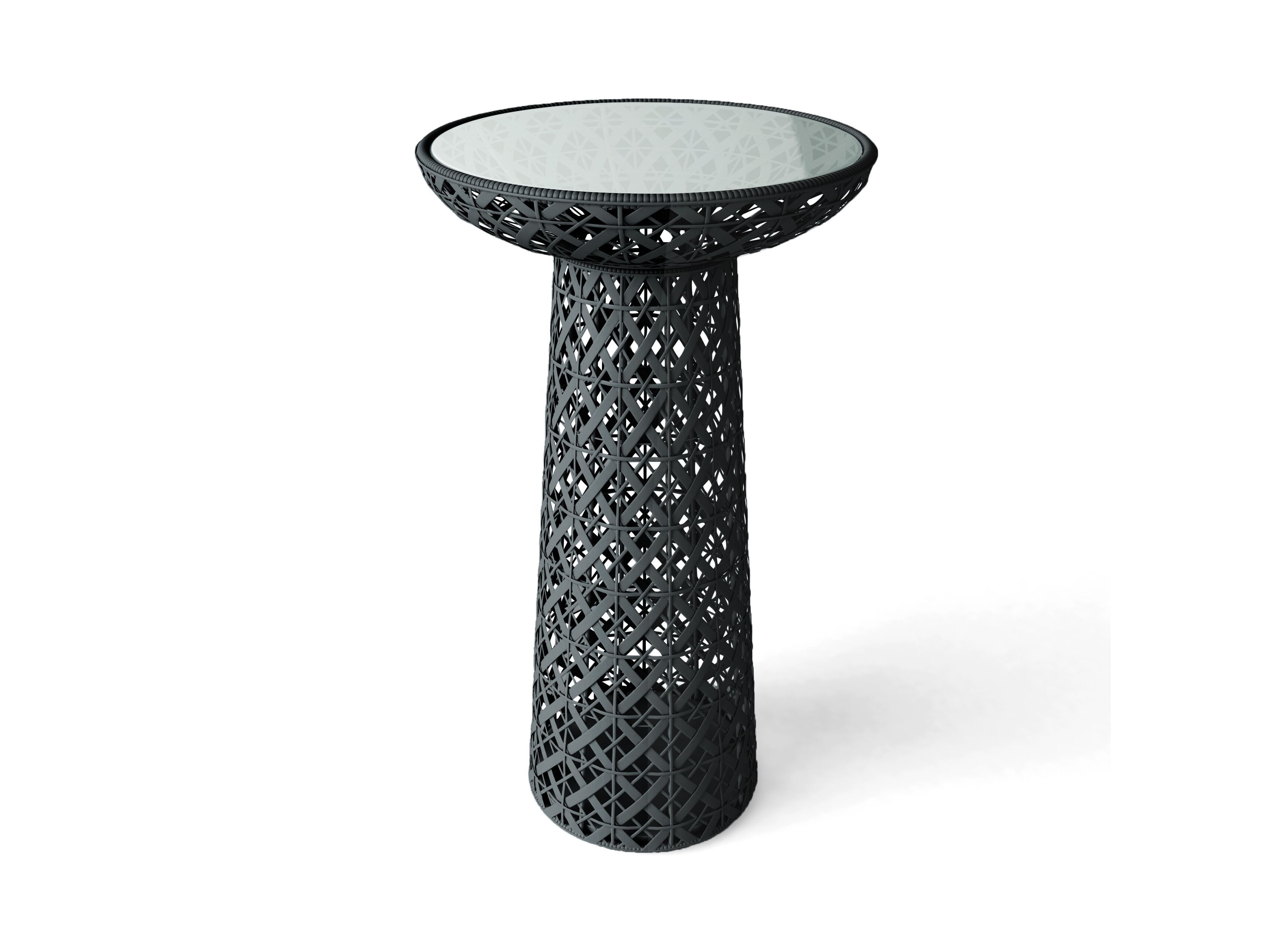 Высокий круглый стол из смолы Walters Reverie ARCH-00146618