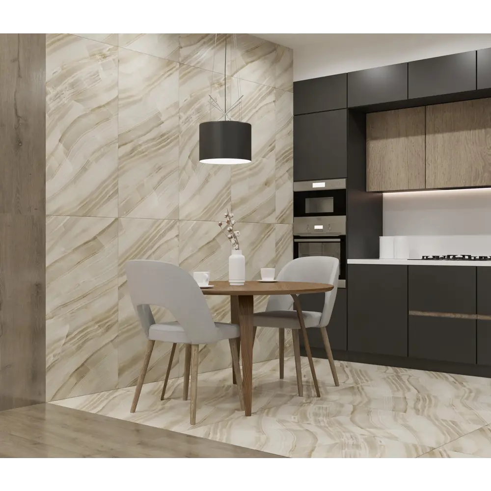 Керамогранит Axima Belgrade 120x60 см - бежевый ректифицированный 87688547 STLM-0074907 - Вид №3