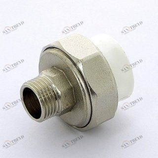 Муфта Н разборная PRO AQUA полипропиленовая 32x1'1/4 PA21019