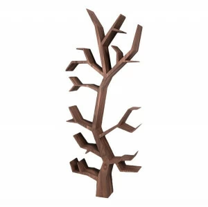Стеллаж деревянный дизайнерский орех "Дерево" от Odingeniy ODINGENIY СТЕЛЛАЖИ "ДЕРЕВО" 178376 Коричневый